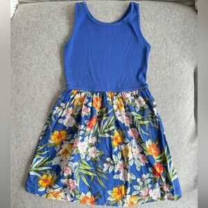 Floral Blue Kids Dress Gap 6/7to